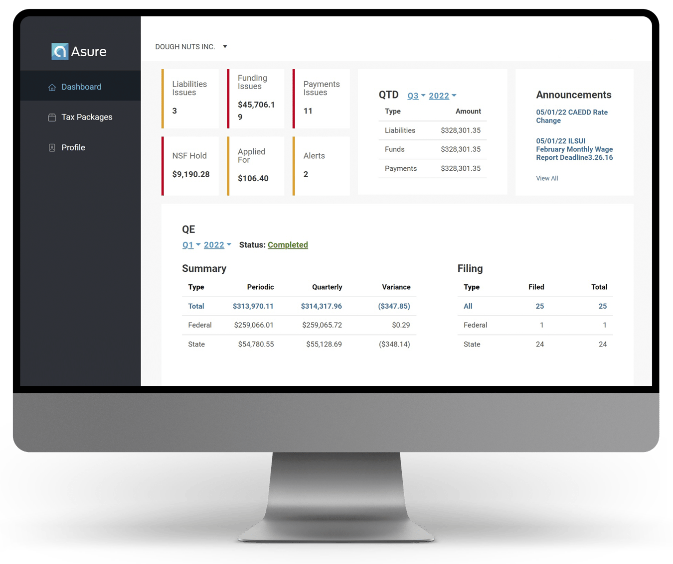 Asure Payroll Tax Management & Online Tax Portal