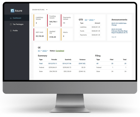 Asure Tax Portal Dec 2022