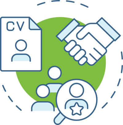 appilcant tracking icon cluster